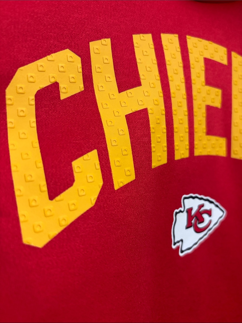 Nike Red & Yellow Kansas City Chiefs Hoodie (youth M 10-12) - Picture 2 of 13